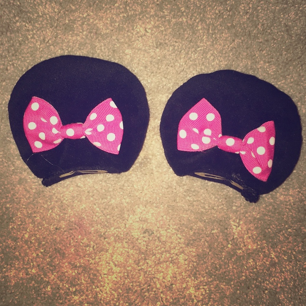 Minnie Mouse Hair Clips